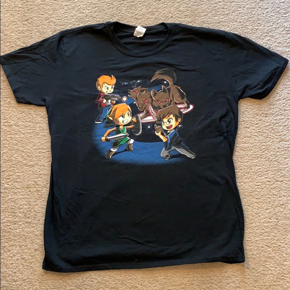 👕FUTURAMA x LINK x HARRY POTTER T Shirt XL NWOT👕
